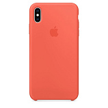 Apple Silicone Case для iPhone XS Max нектарин