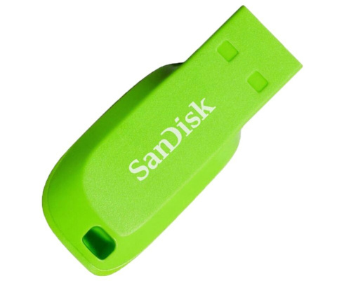 SanDisk Cruzer Blade 32GB зеленый фото 2