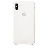 Apple Silicone Case для iPhone XS Max белый
