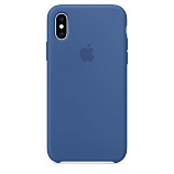 Apple Silicone Case для iPhone XS голландский синий