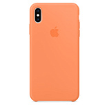 Apple Silicone Case для iPhone XS Max свежая папайя