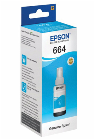 Epson T6642 голубой фото 2
