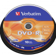 Verbatim DVD-R Matt Silver 4.7GB фото 1
