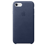 Apple Leather Case для iPhone 8 / 7 темно-синий